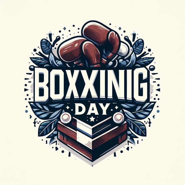 Photo boxing day posterflyerbanner and free photos in white background