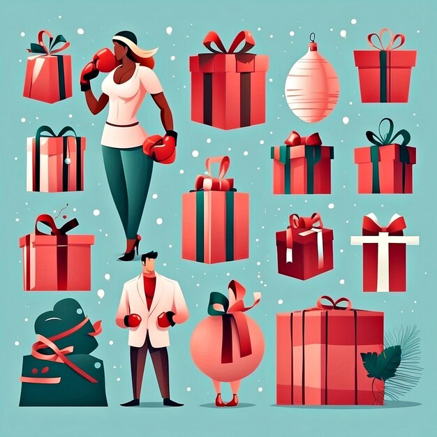 boxing day sale vectors