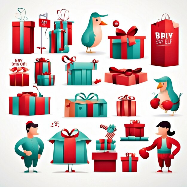 boxing day sale vectors