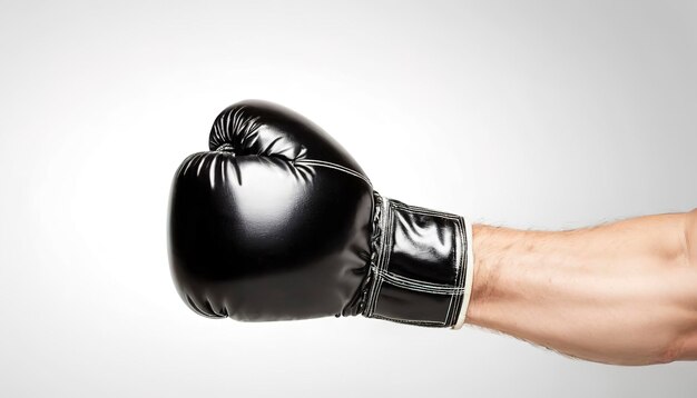 boxing glove isolated on the white