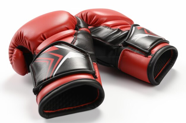 Boxing gloves isolated on white background