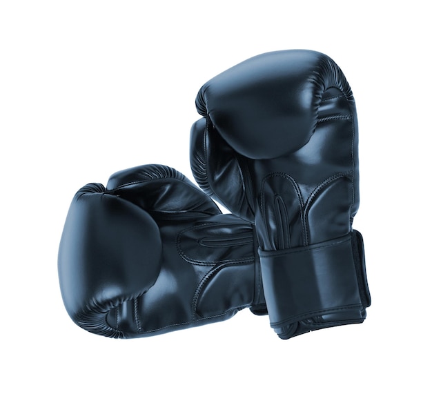 Boxing gloves on white