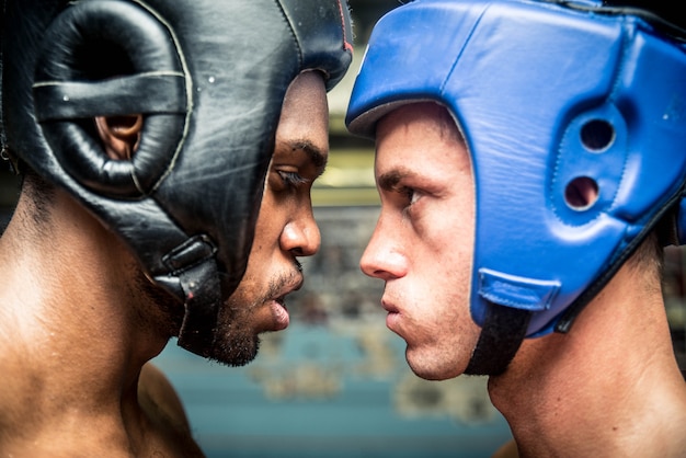 Foto incontro di boxe