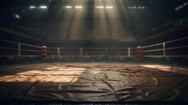 Boxing ring Generative Ai