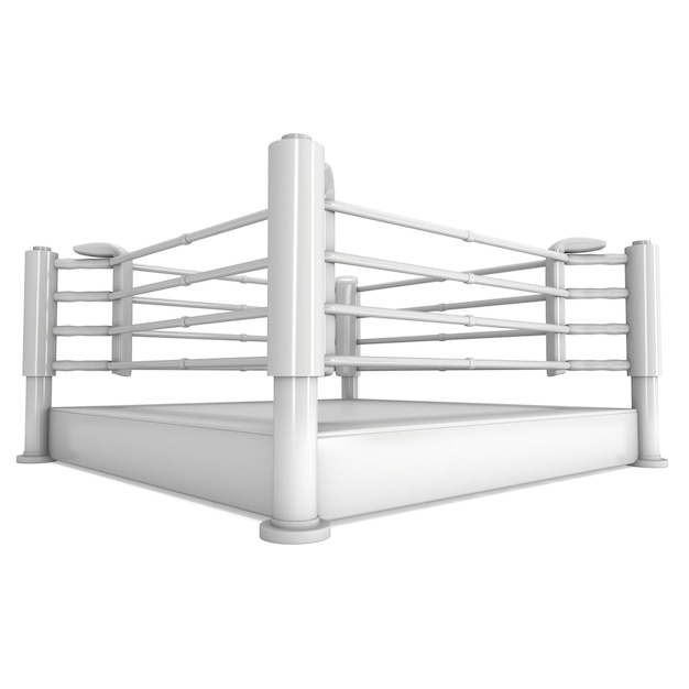 Boxing ring High resolution 3d render