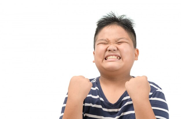 Photo boy celebrating surprised and amazed for success