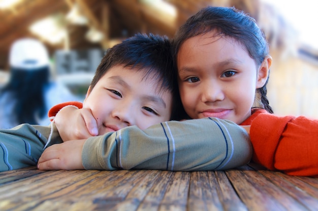 Boy and Girl smiling