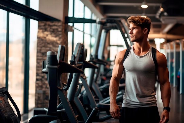 boy in the gym