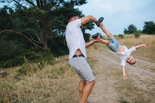 boy nature woman happiness childhood