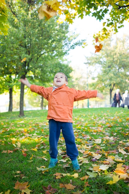 Boy in park