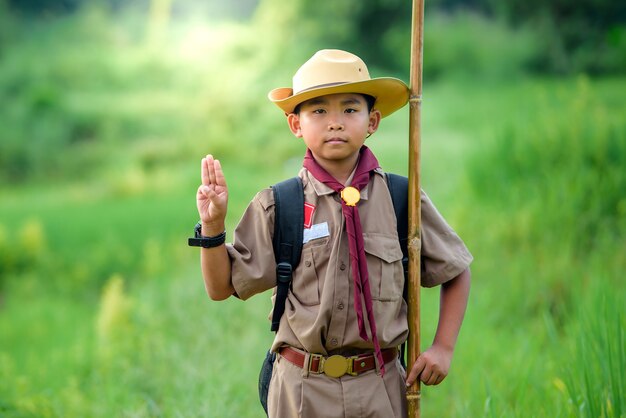 Boy Scout-studenten