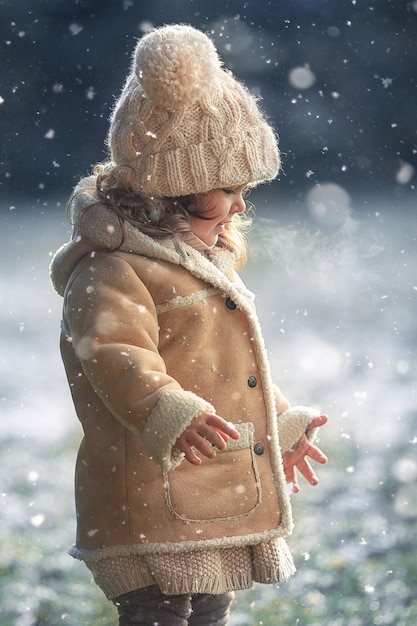 boy in snow