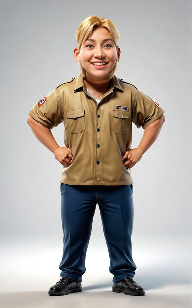 Photo a boy in a uniform