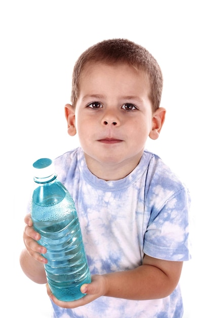 Boy and water