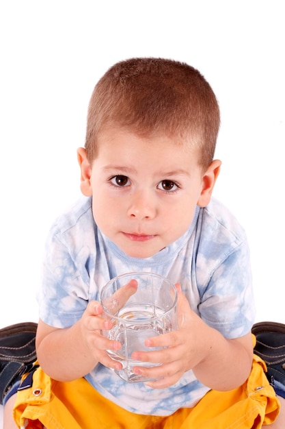 Boy and water