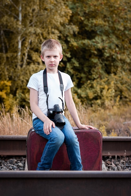 boy with the camera