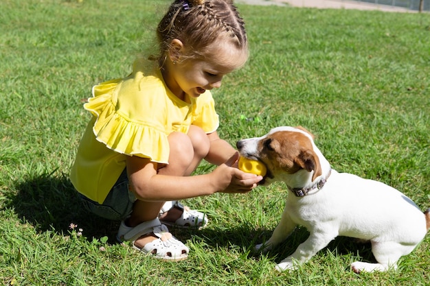 Boy with dog