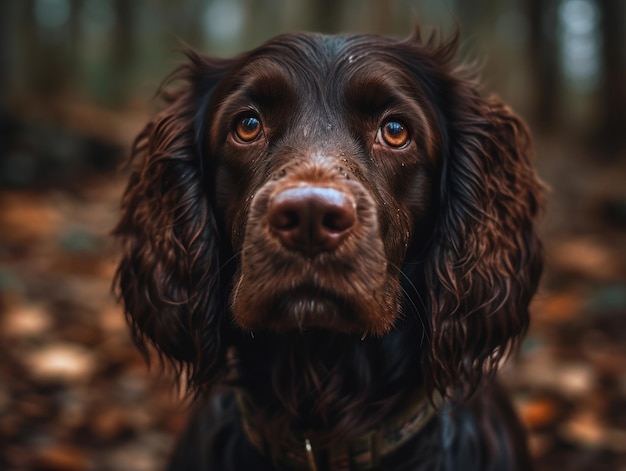 Boykin Spaniel hond close-up gemaakt met generatieve AI-technologie
