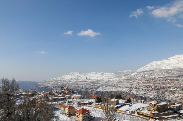 Bqaa Kafra en Bsharri luchtfoto