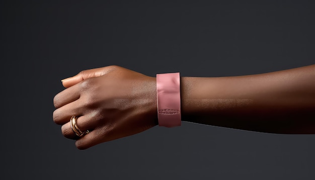 A bracelet worn by all breast cancer patients