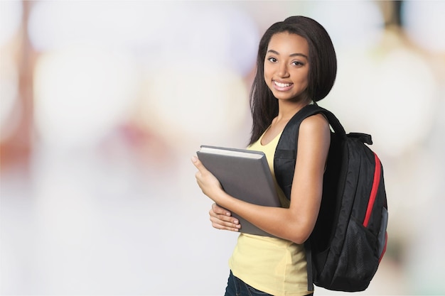 Braces glasses teen backpack beautiful bench best