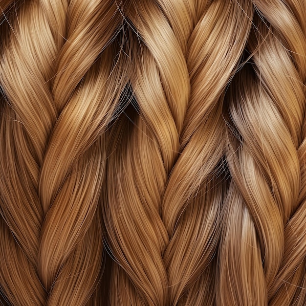 Premium AI Image | Braided Hair Texture