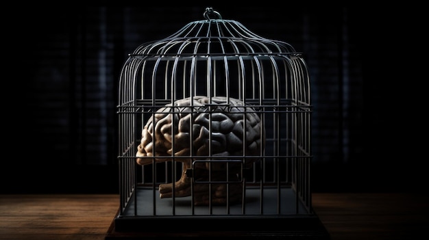 Brain on a cage