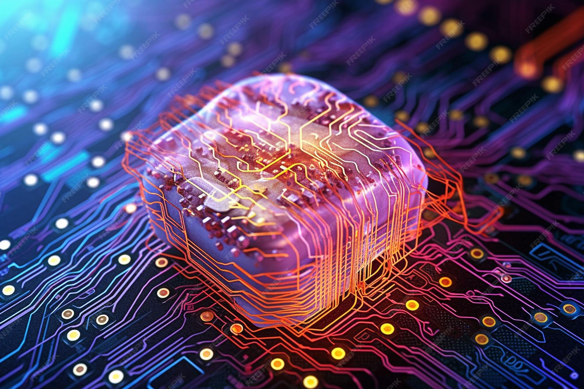 Premium Photo | Brain computer interface a conceptual Generative Ai