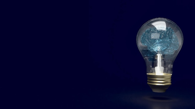 ブレイン・ライト・バルブ・フォー・エデュケーション (Brain Light Bulb for Education or Creative Inspiration) は3Dレンダリングのコンセプトで作成されました