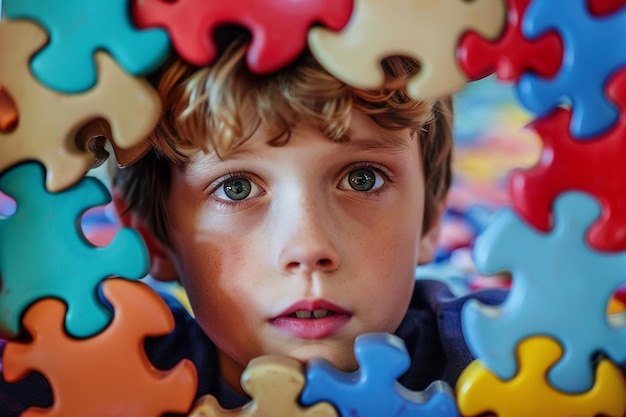 Foto teaser blast brain bambini divertimento con i puzzle