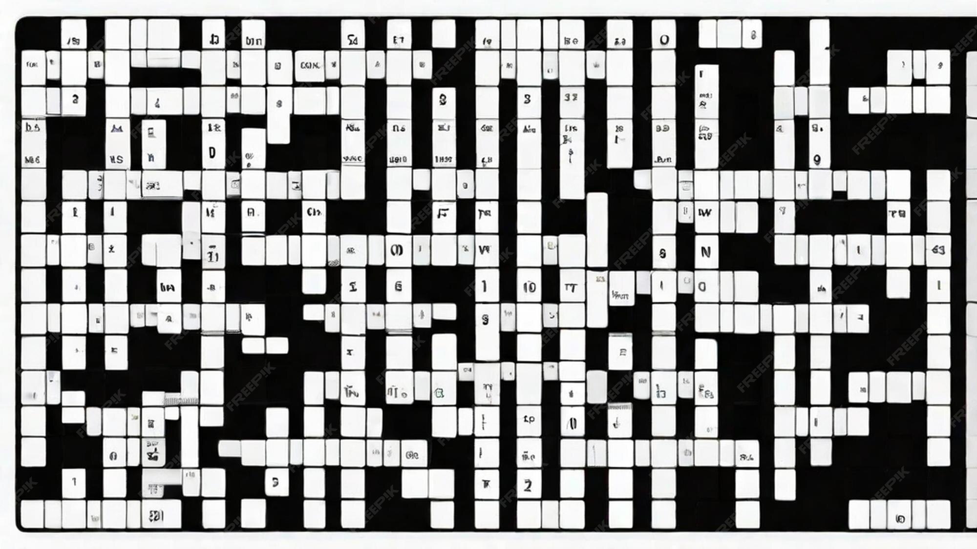 Premium Photo Brain Teasing Crossword Puzzle Challenges