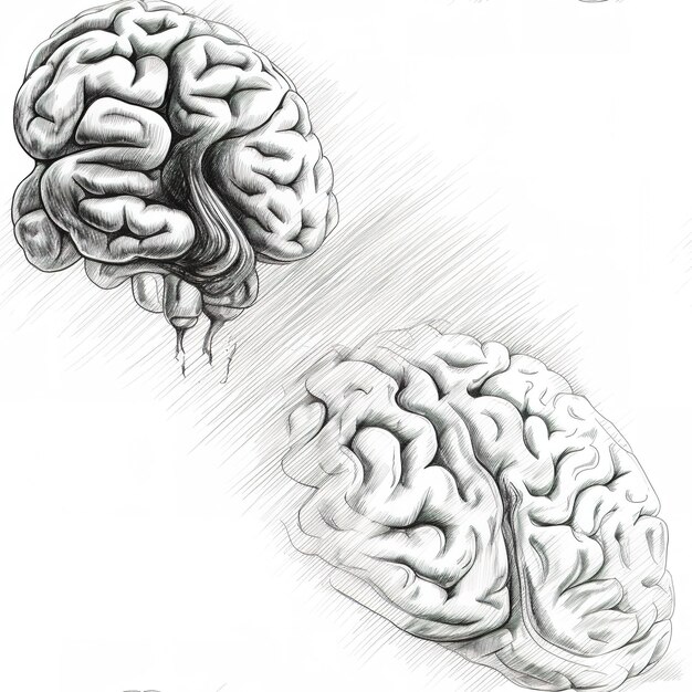 Photo brain vector illustration