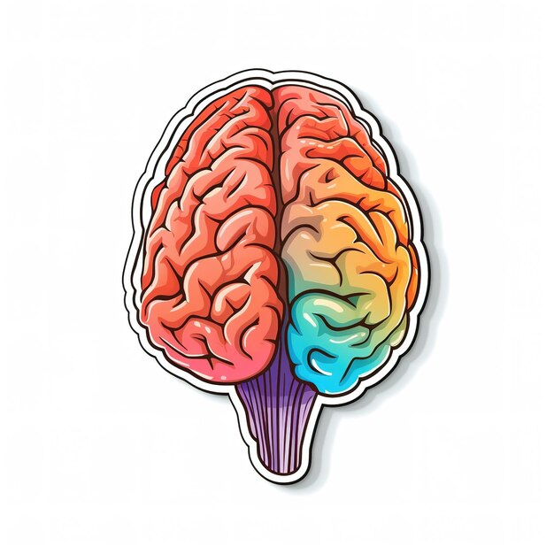 Photo brain vector illustration