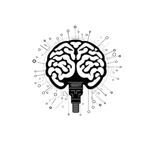 Photo brain vector illustration