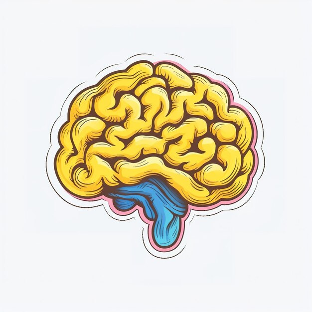 Photo brain vector illustration