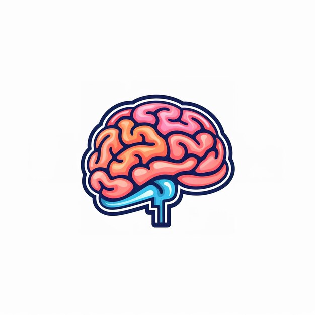 Photo brain vector illustration