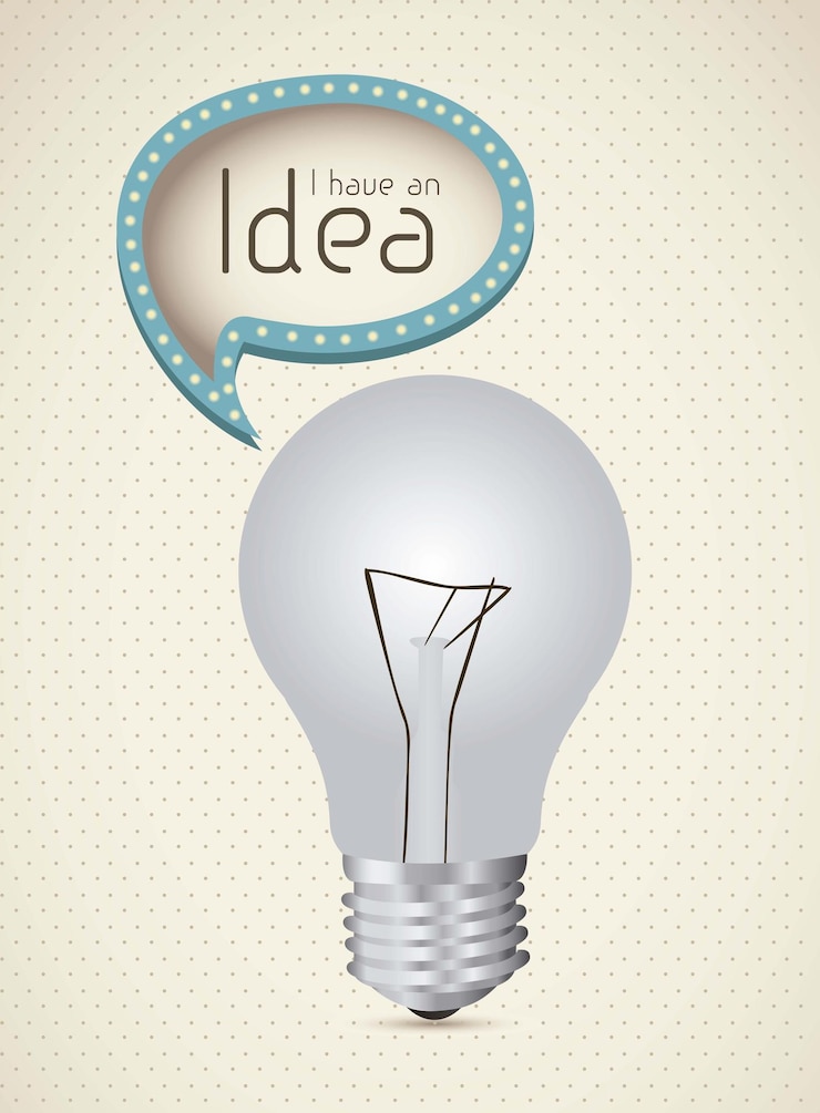 Foto brainstorm idee voorraadfoto