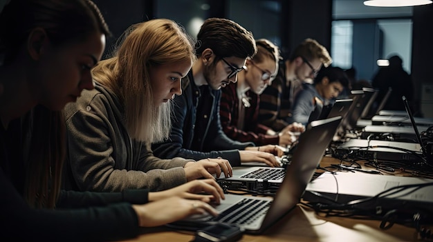 Brainstormsessie Collega's aan vergadertafel