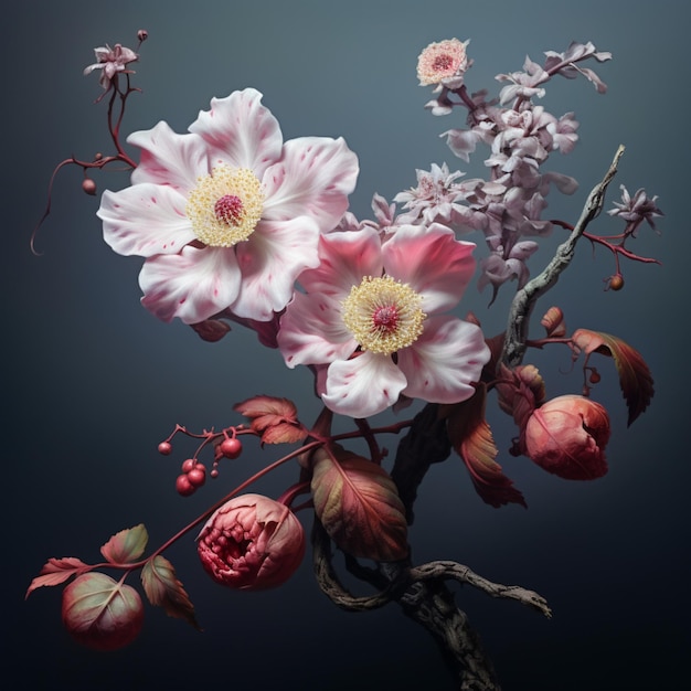 Bramble flower realistic ai generated pictures