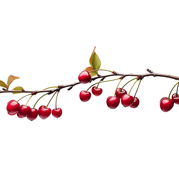 Branch isolated on white background with varied styles and for creative professional