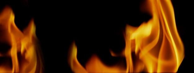 Brand achtergrond. Abstracte brandende vlam en zwarte achtergrond. staat voor de kracht van verbranding verwijst naar hitte pittige verleidelijke sensuele of brandende brandstoffen. brand incidenten branden vernietigt alles.
