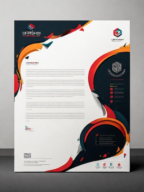 brand identity corporate letterhead template