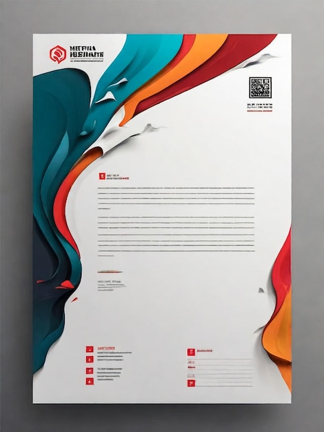 brand identity corporate letterhead template