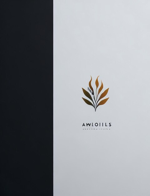 Photo brand logo mockup design