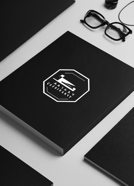 Photo a brand logo mockup design