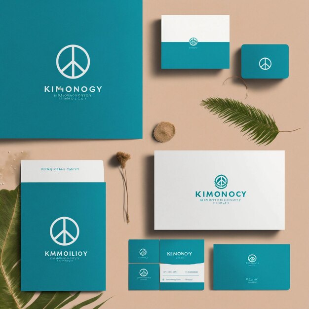 Photo a brand logo mockup design