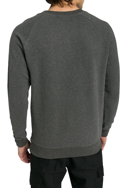 The brand name brand sweatshirt in grey