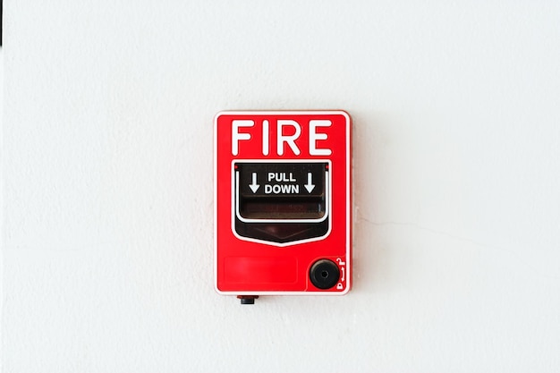 Brandalarm bij de deur