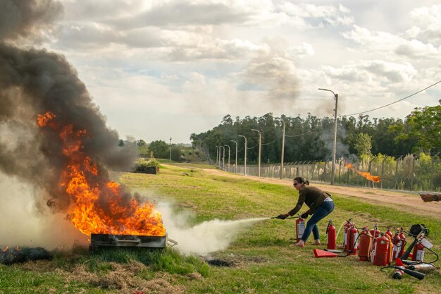 Brandbestrijdingstraining