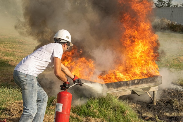 Brandbestrijdingstraining